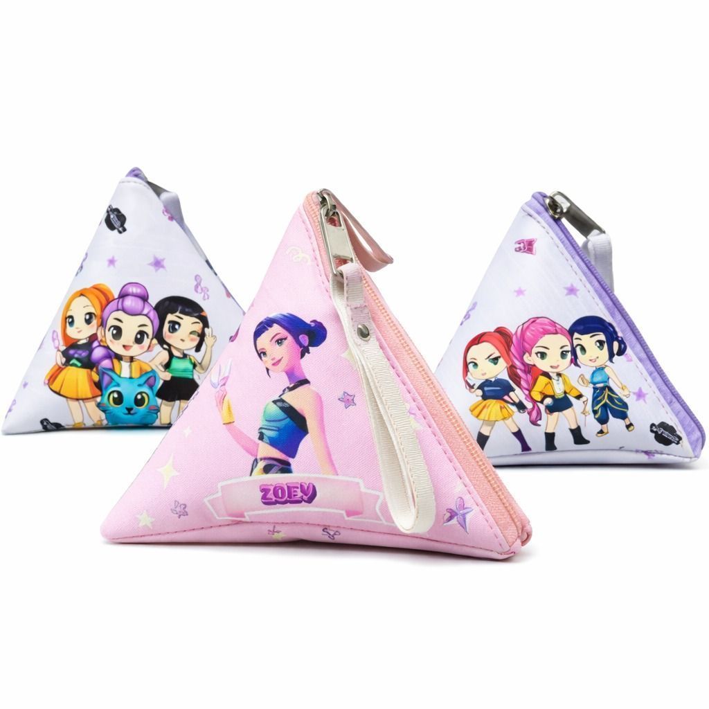 Samosa Shape Pouch (Mix Character & Colors)