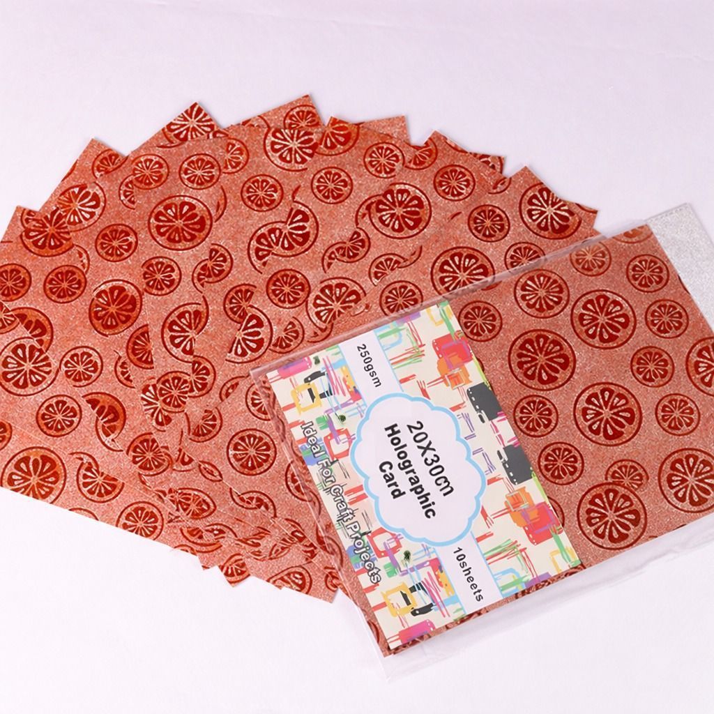 A4 Single-Sided Self-Adhesive Glitter Craft Paper