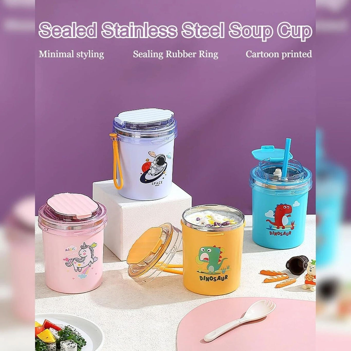 Stainless Steel Soup Cup