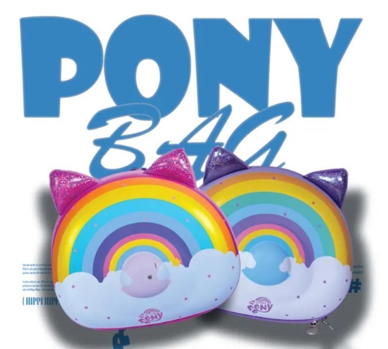 Pony Rainbow Bag with Ear Light – Kids Fancy Backpack