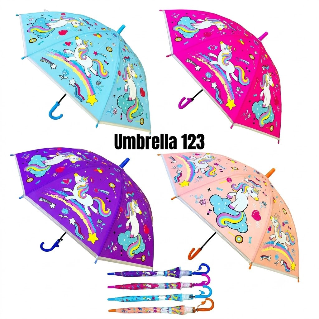 Kids Unicorn Umbrella-123