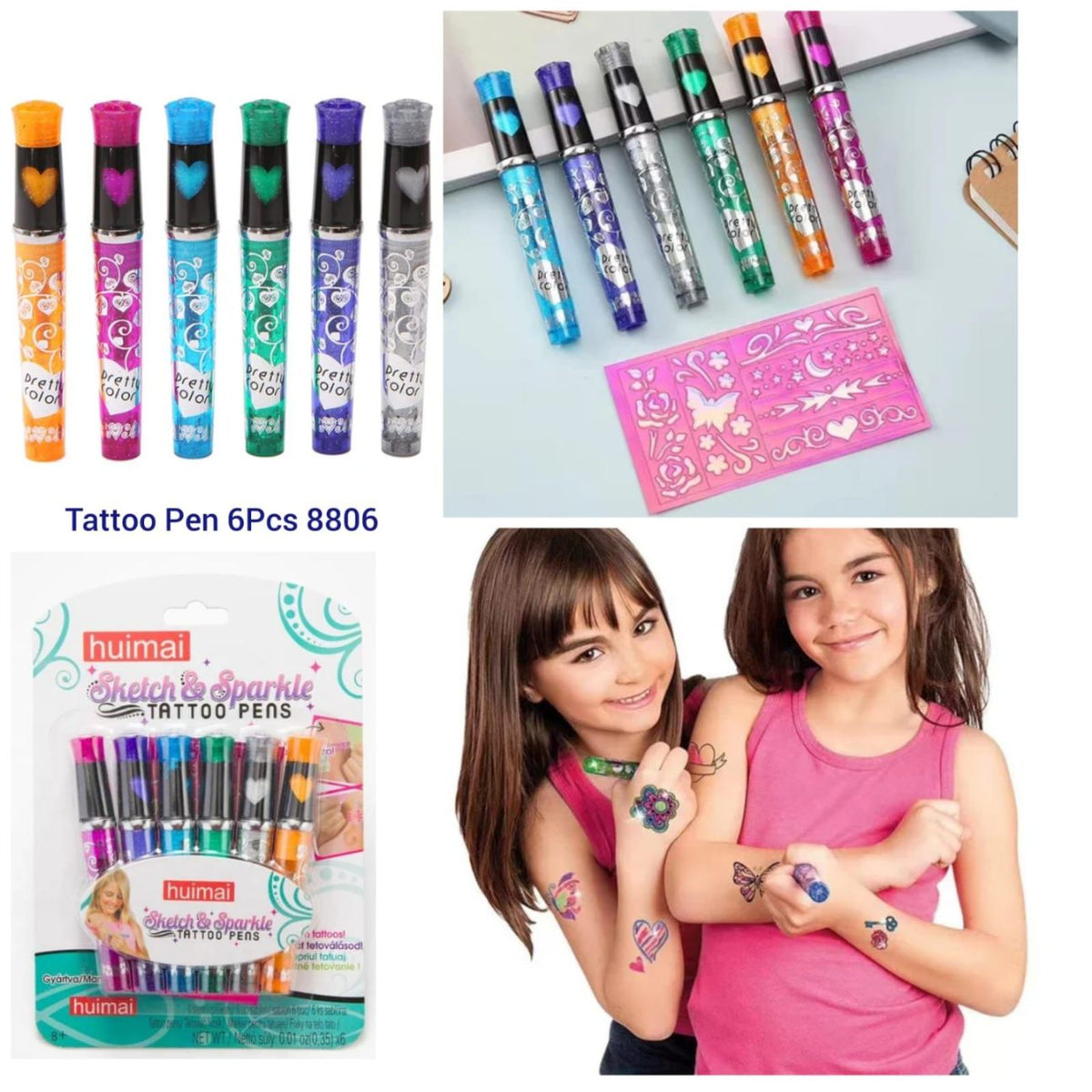 Tattoo Pen Set – 6 Color