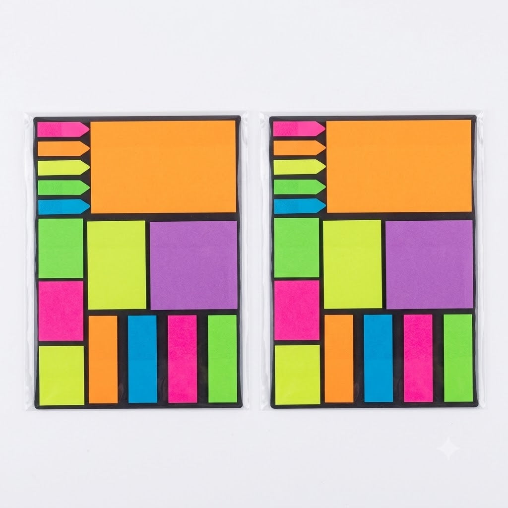 Sticky Notes Set (Multi-Size Memo Notes)