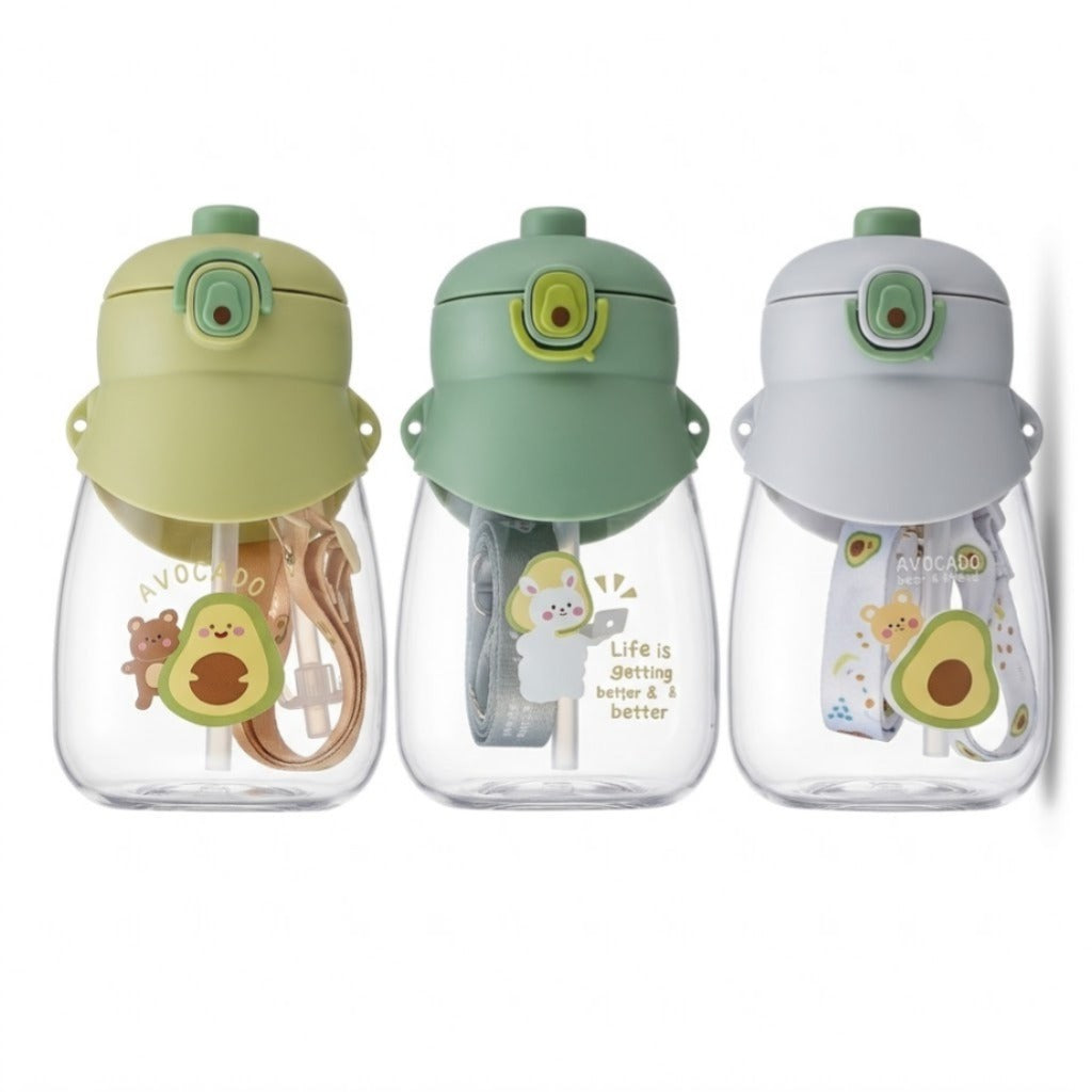 Cute Avocado Water Bottle