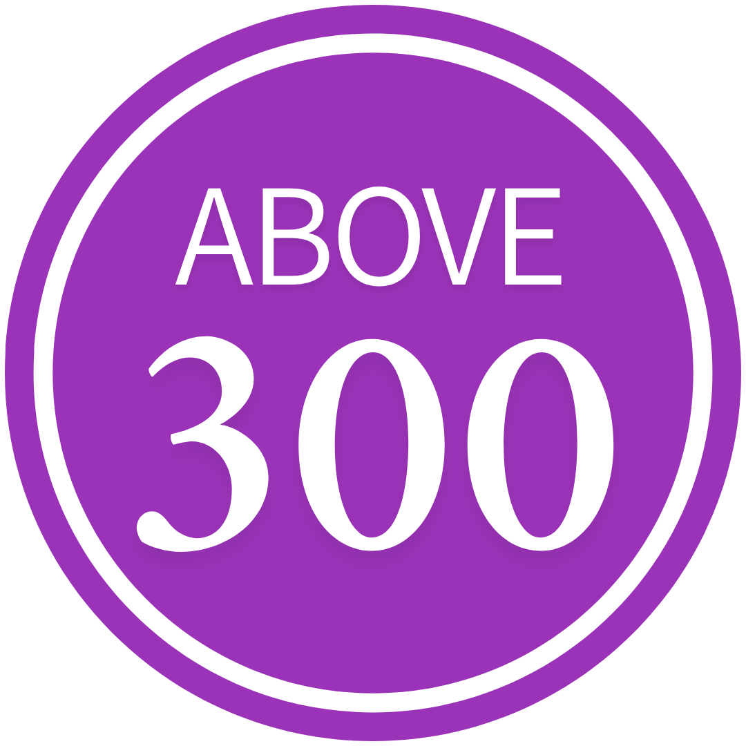 Above 300