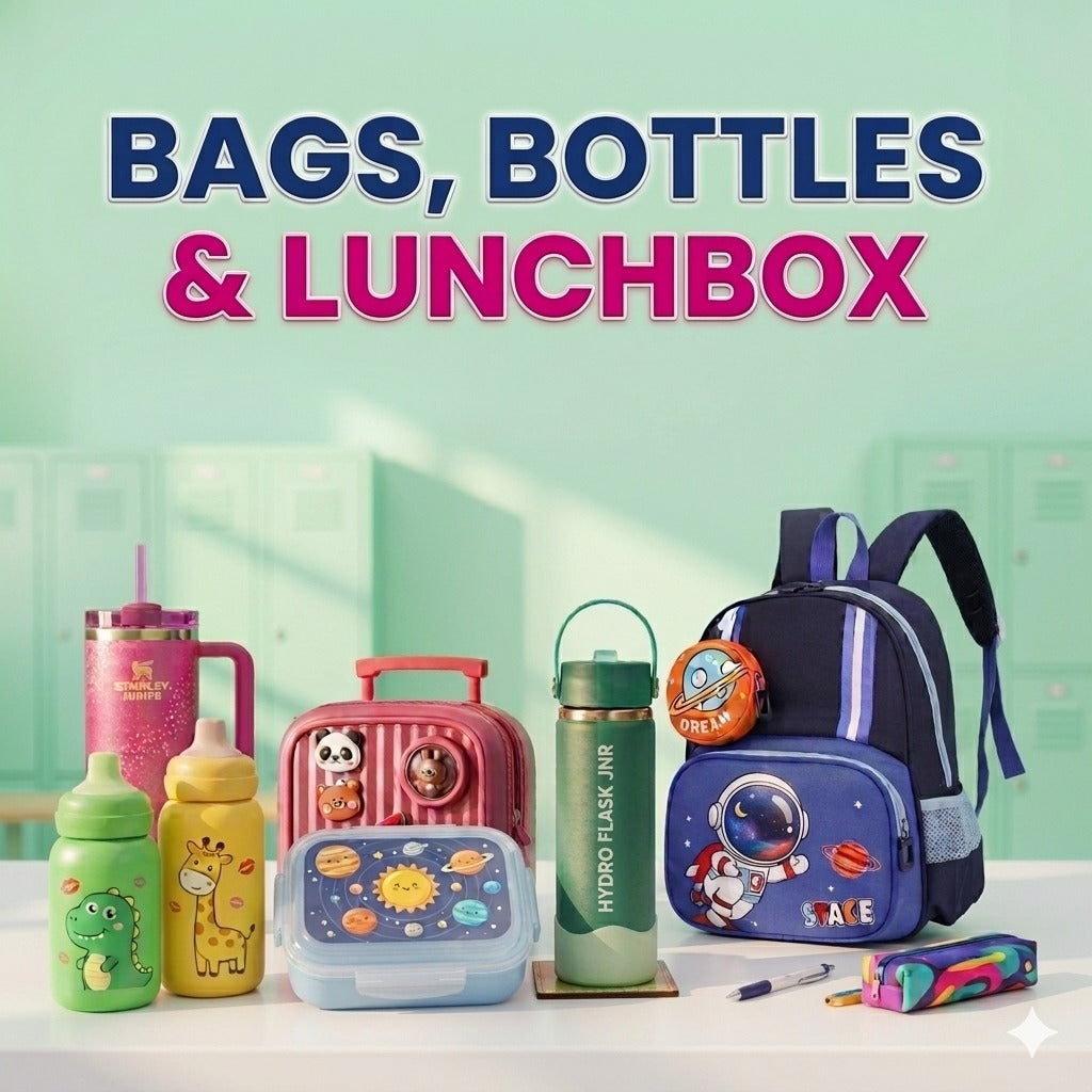Bags, Bottles & Lunchbox