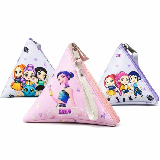 Samosa Shape Pouch (Mix Character & Colors)