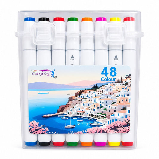 48 Pcs Double Head Marker Set