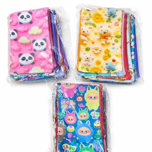 A6 Colourful Pouches (Mix Characters & Colors)