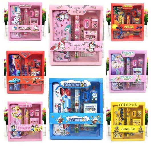 Kids Stationery Kit Set – Cartoon Theme Gift Pack