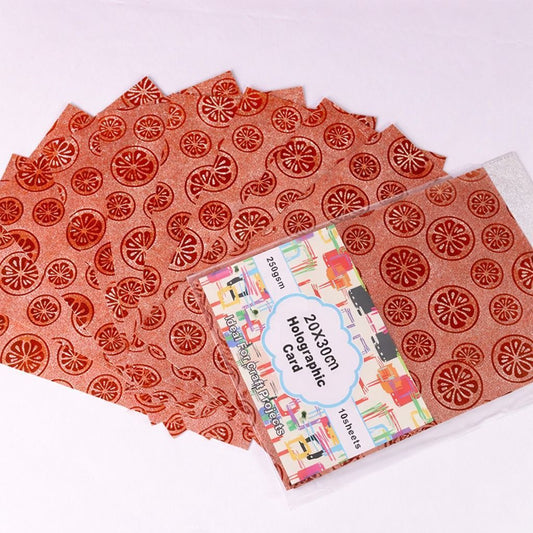 A4 Single-Sided Self-Adhesive Glitter Craft Paper