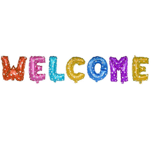 Welcome Foil Balloon Banner