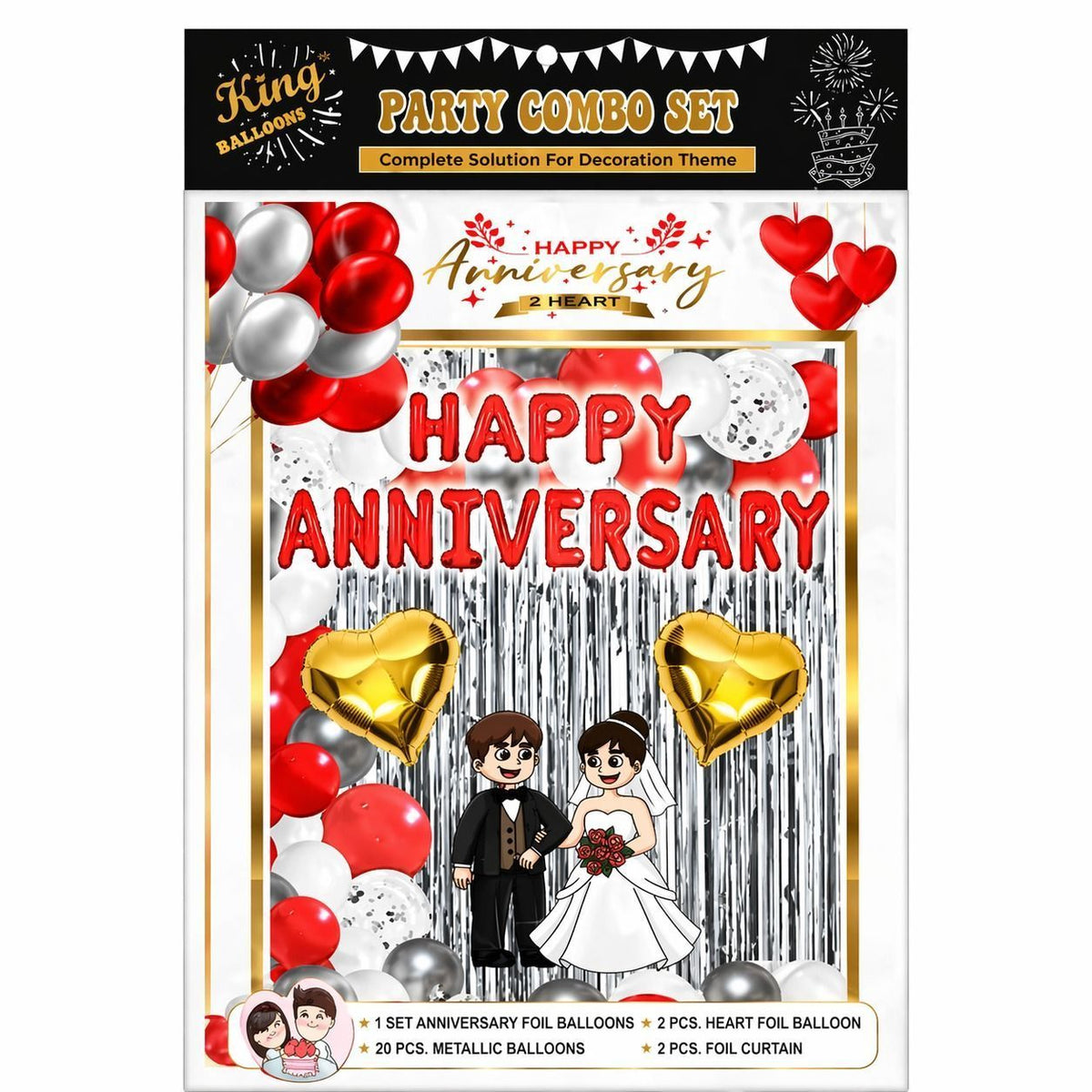 Happy Anniversary Foil Combo