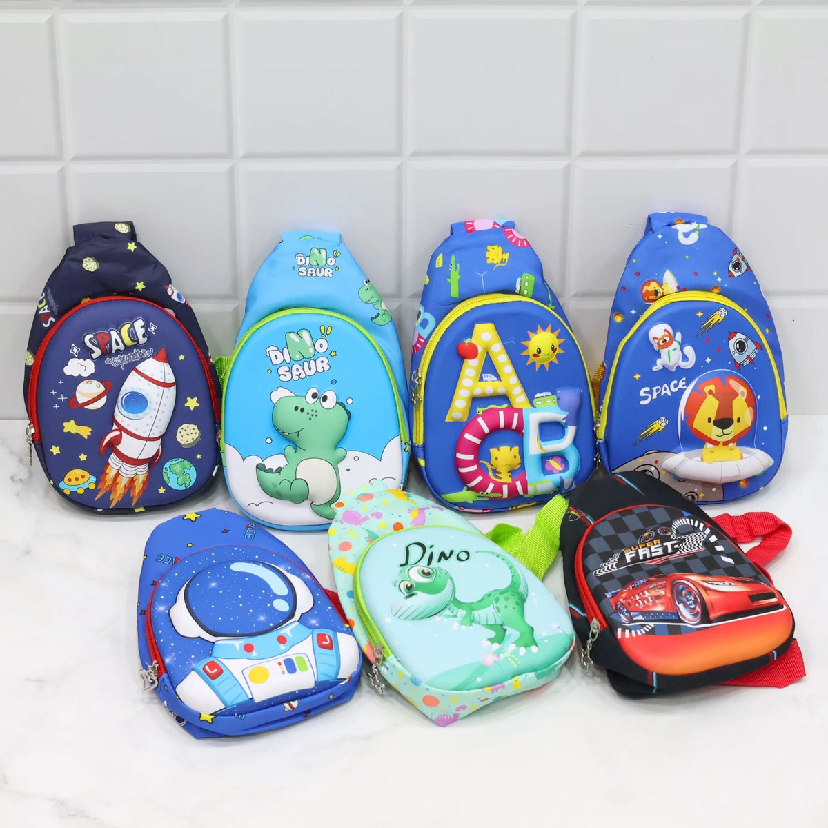 Kids Cartoon Theme Chest Bag