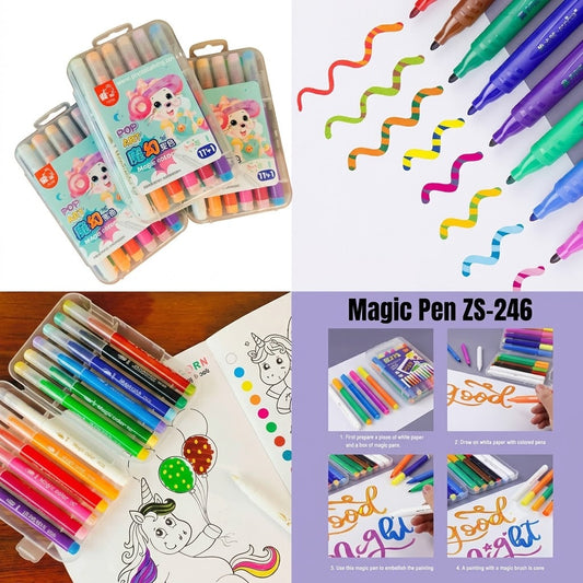 POP ART Magic Pen Set – 12 Shades