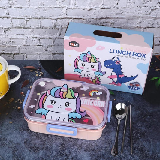Cute Character Stainless Steel Lunch Box
